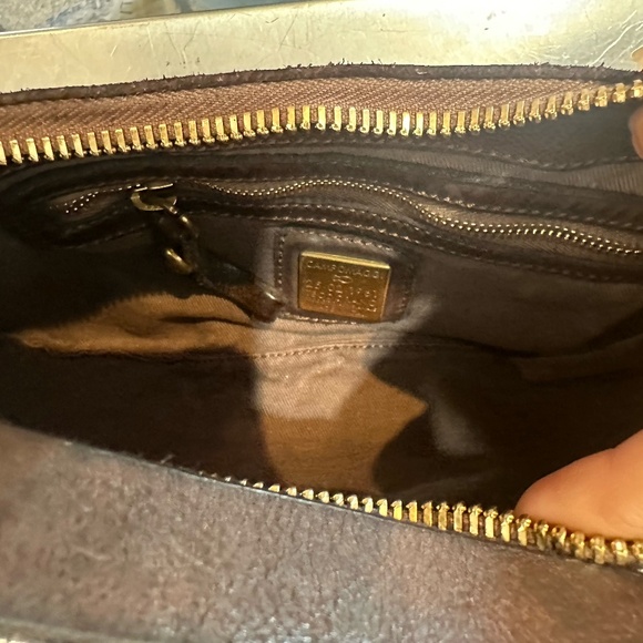 Dark Brown Campomaggi bag with studs - Picture 3 of 4